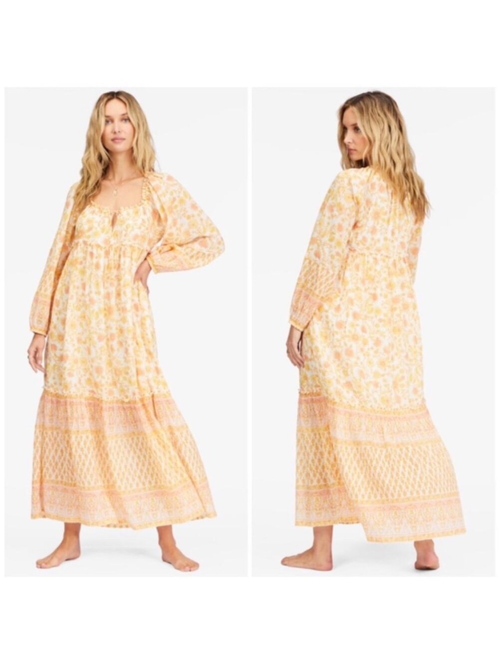 Billabong Endless Sunset Maxi‎ Dress size
L floral
